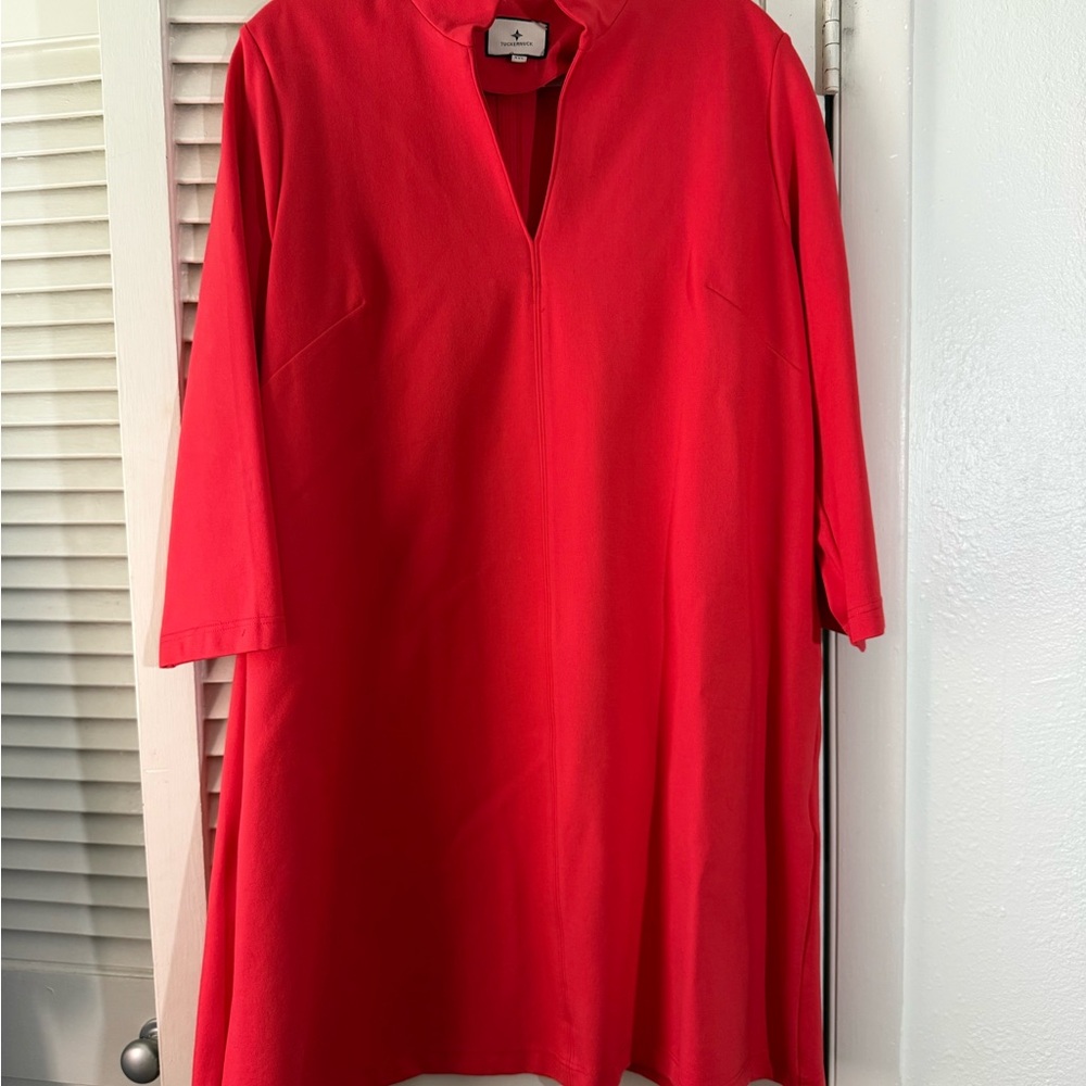 Tuckernuck  Ponte Red Clifton Dress